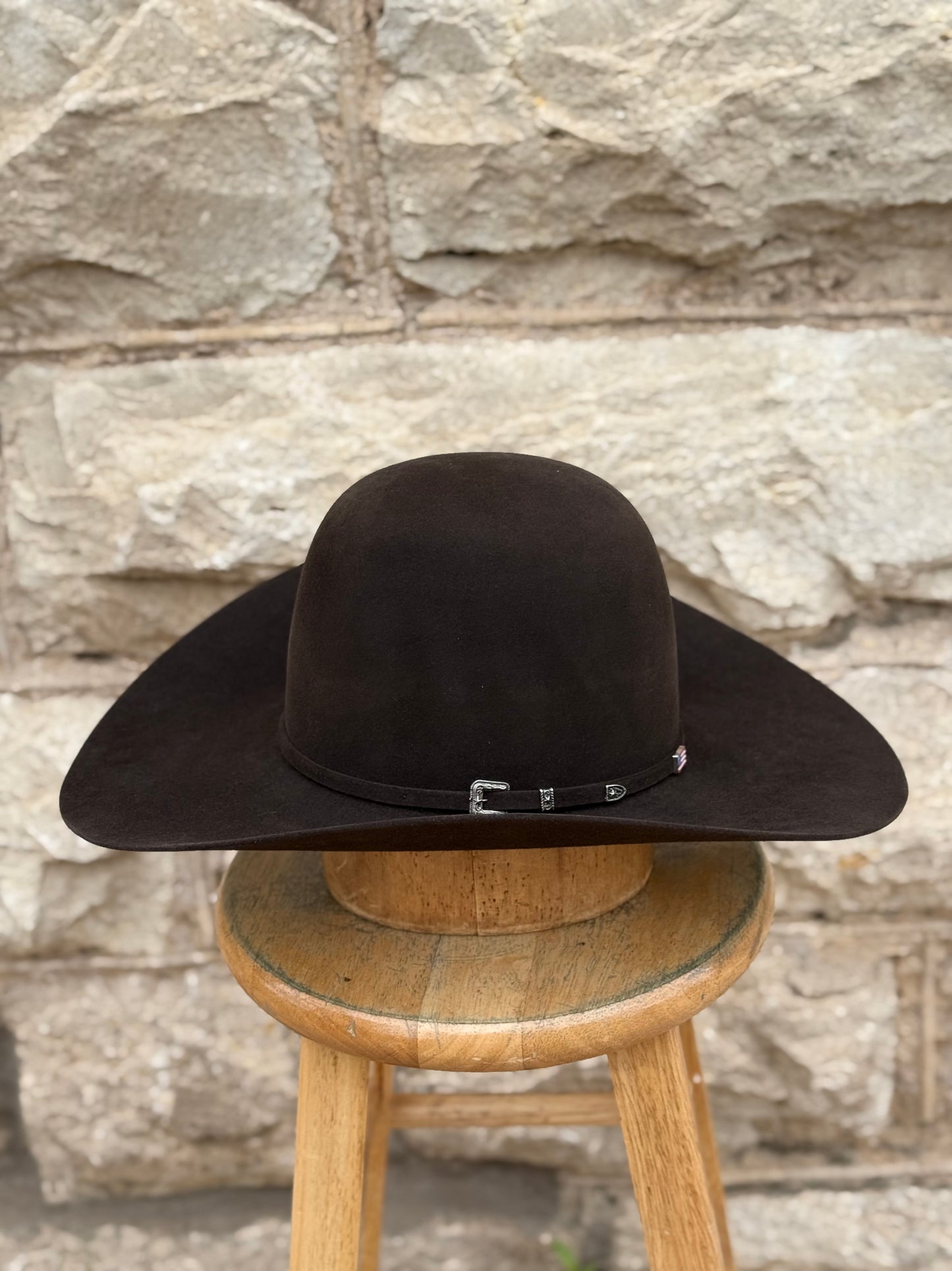 10X AMERICAN FELT 4 1/2 CHOCO