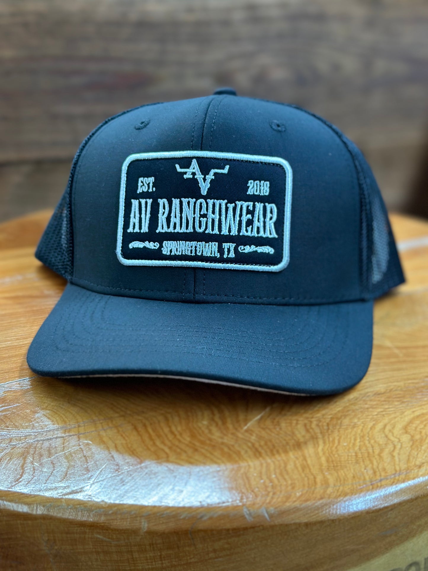 AV RANCH PATCH BLACK
