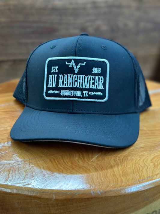 AV RANCH PATCH BLACK