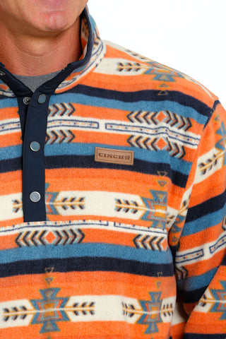 MWK1514017 Printed Polar Fleece Pullover