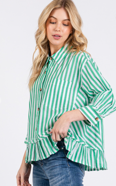 HEATHER RUFFLE TOP