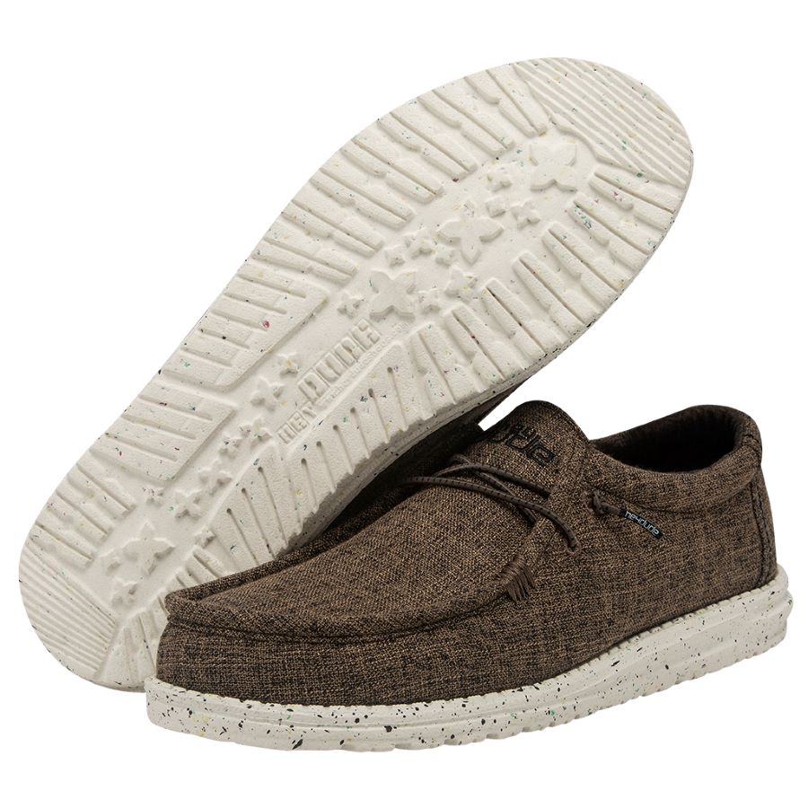 WALLY ECO LINEN DARK BROWN