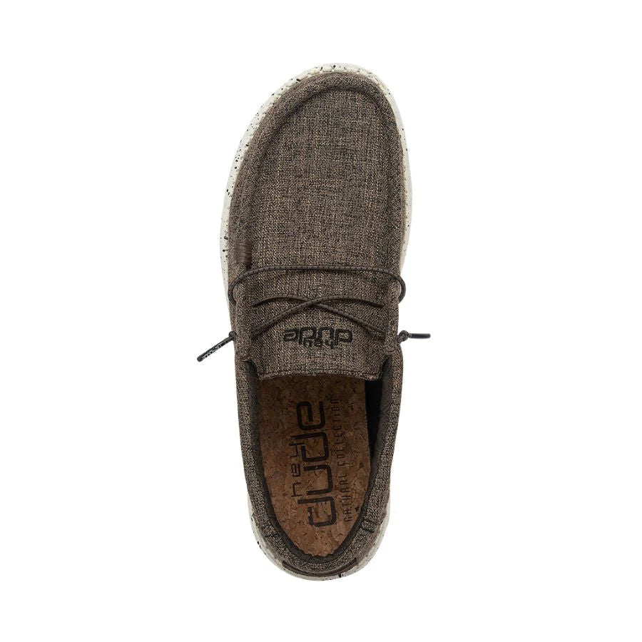 WALLY ECO LINEN DARK BROWN