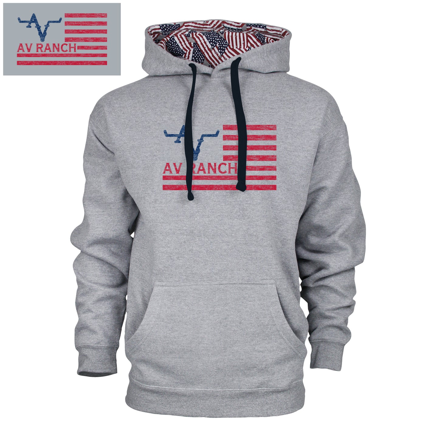 AV Ranch Usa Flag Hood