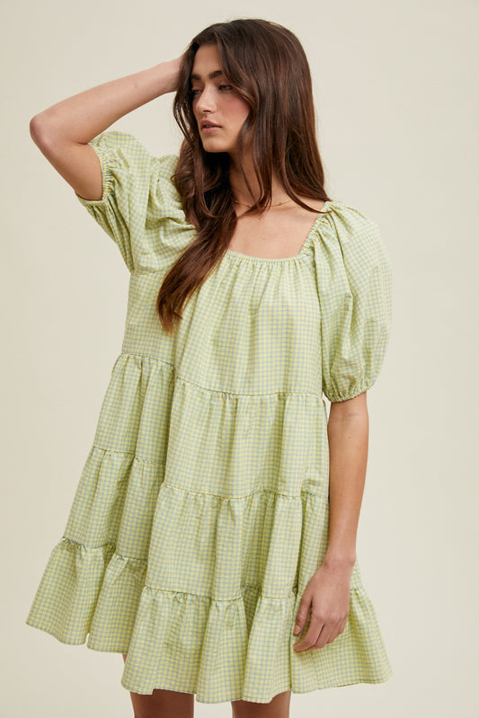 SOPHIE PLAID DRESS