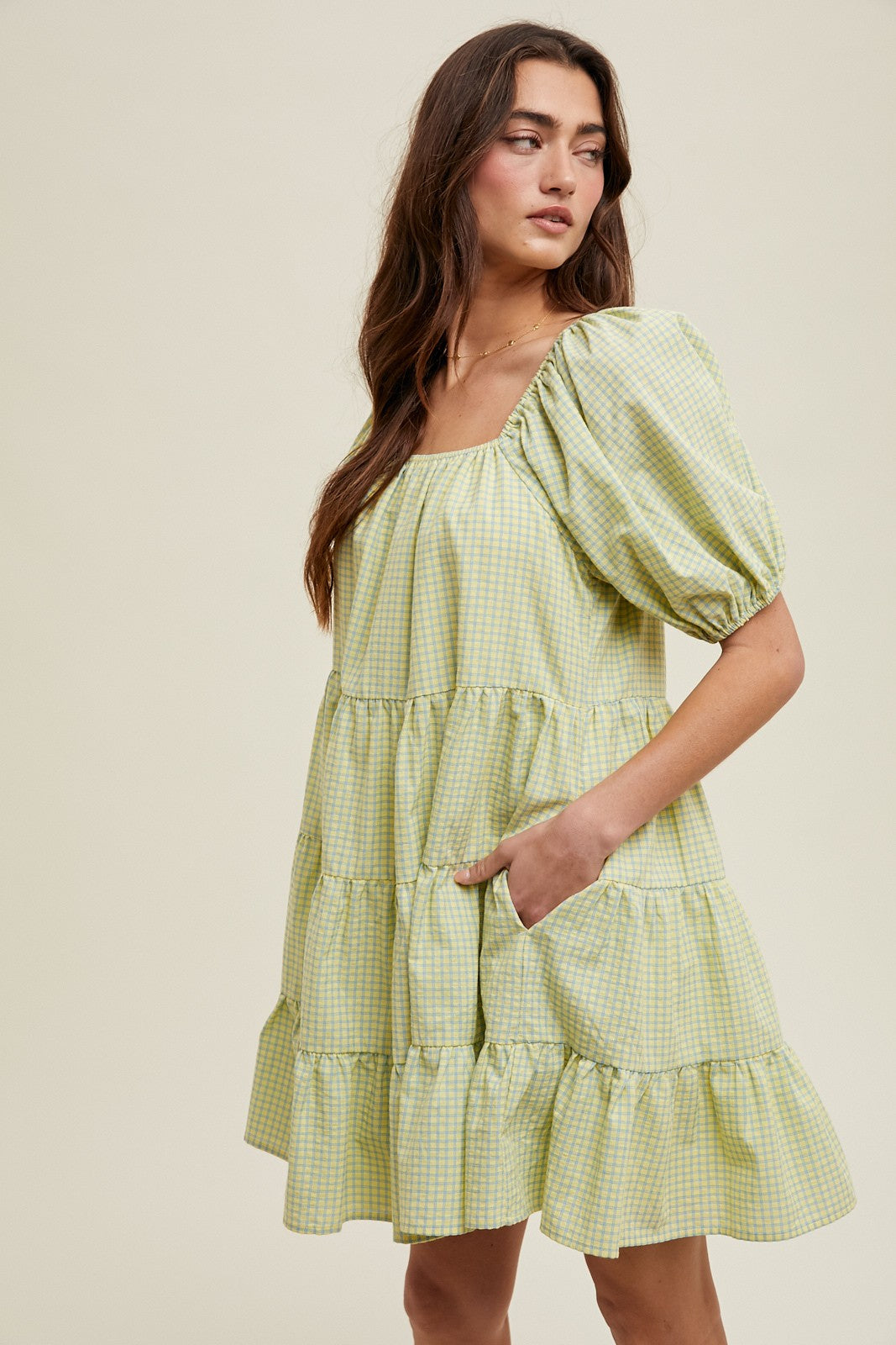 SOPHIE PLAID DRESS