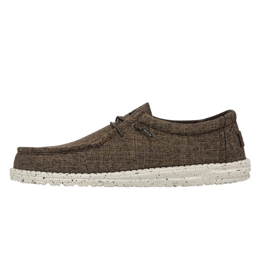 WALLY ECO LINEN DARK BROWN