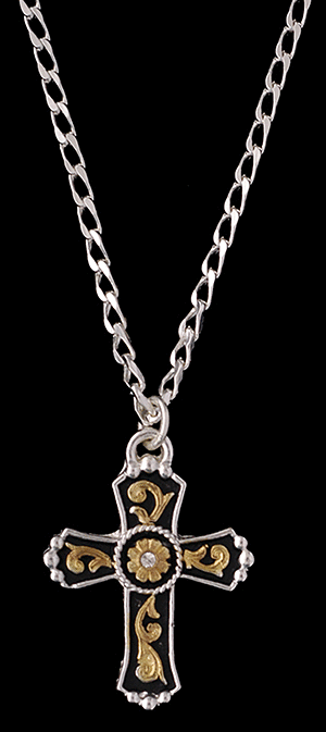 MENS SLVR/GLD NECKLACE DN120